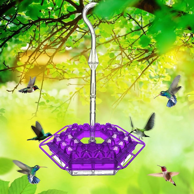 2024 New Shirem Hummingbird Feeder, Shirem Sweety Hummingbird Feeder, Charming Wind Chimes Hummingbird Feeders Garden Decor, Shirem Wind Chime Hummingbird Feeder for Outdoor (RD)